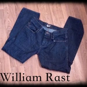 William Rast Blue Straight Leg Jeans